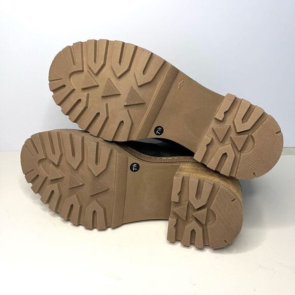 Free People Mel Leather Slouch Boot in Black  Size 7.5 NIB - Picture 13 of 15